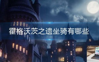 霍格沃茨之遗坐骑有哪些