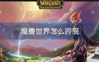 魔兽世界怎么跨服
