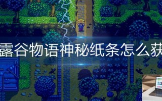 星露谷物语神秘纸条怎么获得