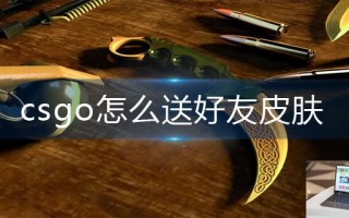 csgo怎么送好友皮肤