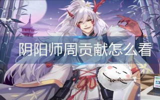 阴阳师周贡献怎么看