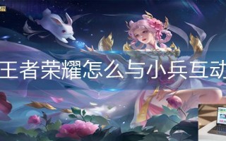 王者荣耀怎么与小兵互动