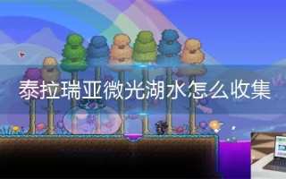 泰拉瑞亚微光湖水怎么收集