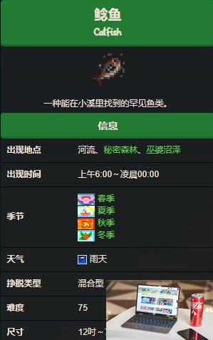 星露谷物语鲶鱼在哪钓-第2张图片-零力游戏日记